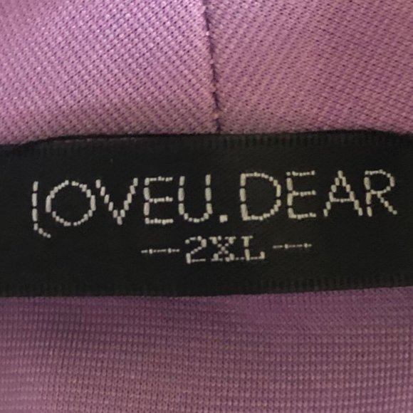 Light Purple Open Blazer Size 2X - Picture 3 of 5